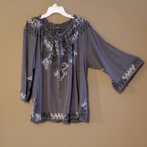 Elegantly Embellished Lauren Michelle Blouse